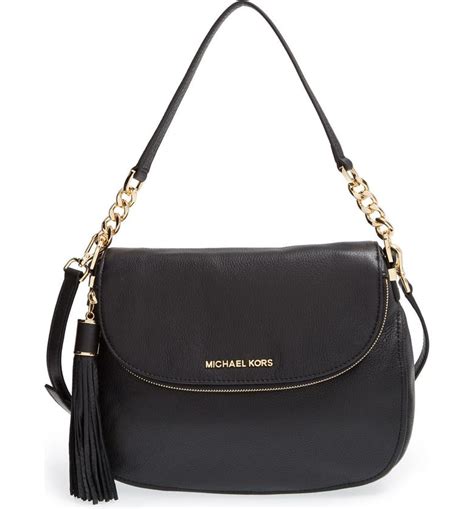 michael kors bedford medium flap messenger|Michael Kors leather tote bag.